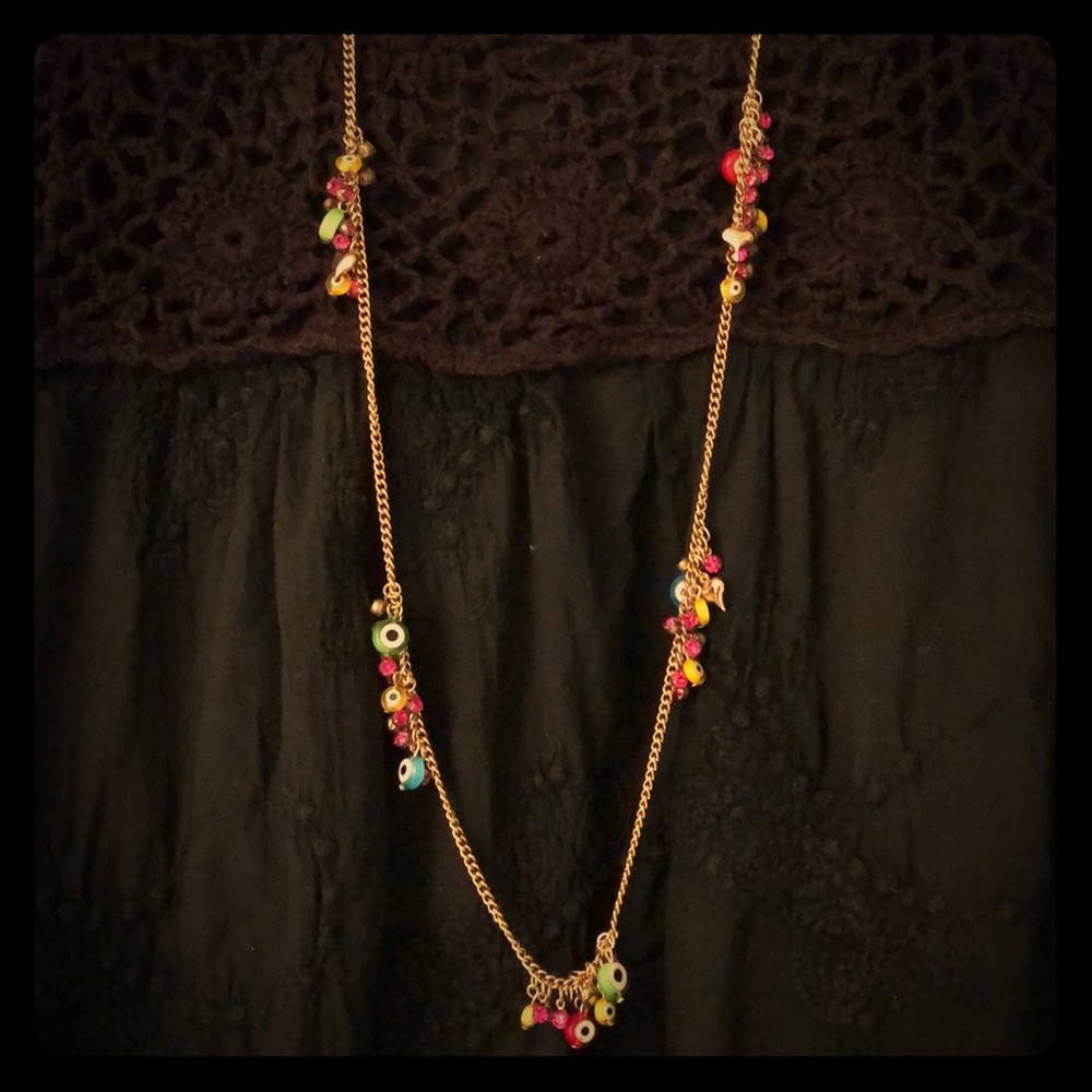 Betsey Jonson Evil Eye necklace